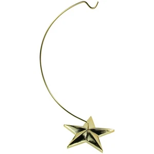 Northlight 12.50" Gold Star Christmas Ornament Holder - Picture 1 of 7