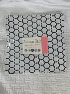 Moda Fabrics- Shades Of Black Layer Cake 42-10"X10" Swatches 100% Cotton - Picture 1 of 9