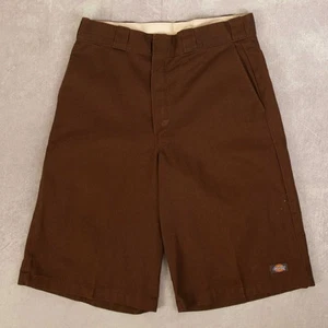 Dickies Vintage Baggy Skate Shorts W30 WORKWEAR 32 Men's Brown Workwear - Picture 1 of 9