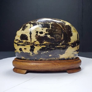 946Gr Beautiful Natural Chinese Dendritic Limestone Picture Guohua Stone-RARE! - Picture 1 of 19