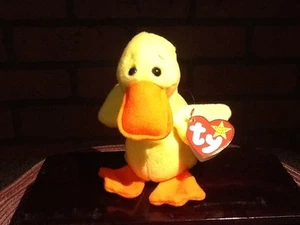 TY Beanie Baby Plüsch - Quackers the Duck - Tag Error 1993-1994 - neuwertig - Bild 1 von 5