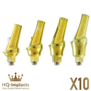 Q10 Forniture Dentali Anatomiche Angolari Concave 15° Int Esagonali Titanio - Foto 1 di 3
