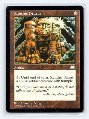 Xanthic Statue Magic The Gathering Weatherlight Near Mint - Image 1 of 2