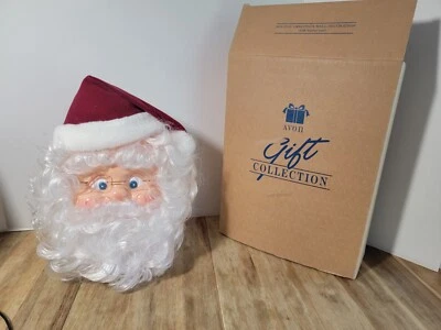 Decoración de pared vintage de saludos parlantes de vacaciones de Papá Noel de Avon Foto 1 de 3