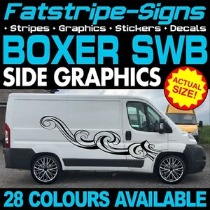 passend für Peugeot Boxer SWB L1 Grafik Aufkleber Streifen Decals Campervan Wohnmobil - Bild 1 von 2