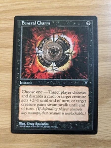 Funeral Charm - Magic The Gathering MTG gioco di carte da collezione - Foto 1 di 2