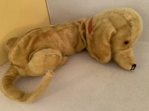 Giocattolo morbido cane salsiccia bassotto Twyford vintage anni 50 60 19" - Foto 1 di 5