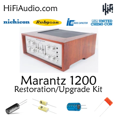 马兰士 1200 放大器 重建 恢复 回顾 服务 电容套件 修复 — 第 1/4 张图片