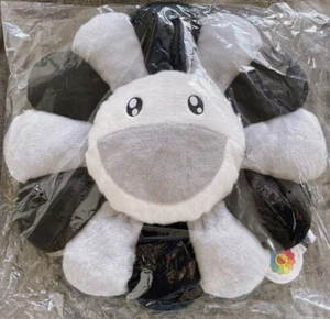 Takashi Murakami grau schwarz Blumenkissen Kissen 60cm Complexcon authentisch - Bild 1 von 2