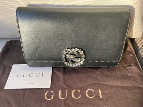Borsa frizione Gucci Broadway Moon con Strass Swarovski