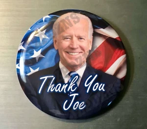 GRACIAS JOE PIN BOTÓN INSIGNIA 2.25" 2024 Elección Presidente Biden Harris Walz - Imagen 1 de 1