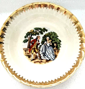 Vintage Cronin China Co. 5" Desert Bowl Operative Potters Gold Trim #63 - Picture 1 of 4