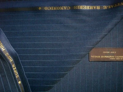 Vitale Barberis Canonico SUPER 110’s WOOL SUITING FABRIC MADE IN ITALY = 3.75 m