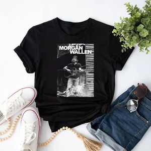 Official Morgan Wallen Guitar Photo T-Shirt - Picture 1 of 6