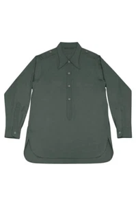 Camisa Pullover Segunda Guerra Mundial Alemana Heer Elite Verde-Gris Manga Larga II - Imagen 1 de 2