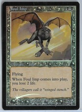 Magic MTG - Foul Imp (Foil) - 7th Seventh Edition - LP