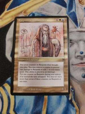 Rasputin Dreamweaver MTG Legends Rare Legendary Creature Near-Mint x1 - Image 1 of 4