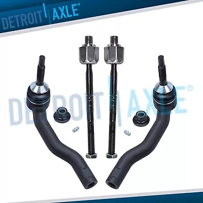 Front Inner and Outer Tie Rod End Links for 2016 2017 2018 Ford Edge Lincoln MKX - Image 1 of 4