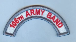 NEW ISSUE:  106th ARMY BAND SHOULDER TAB (ARKANSAS ARNG) - FULL COLOR - Picture 1 of 1