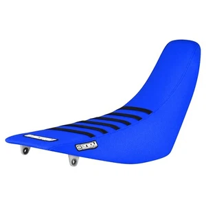 2000-2007 Honda XR 650R Gripper Seat Cover all TM BLUE/BLACK rib #414 - Foto 1 di 5