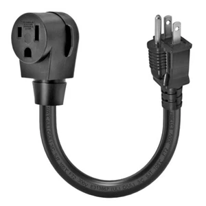 50A 5-15R to N6-50R Converter Extension, Welding Converter Power Cord UL 12AWG - Picture 1 of 6