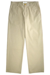 Lucky Brand Mens Twill Beige Relaxed Fit Cotton Chino Pants, 32W LUCKY-011 - Picture 1 of 2