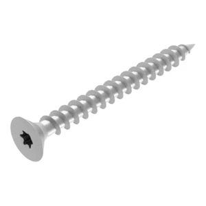 SECCARO Spanplattenschraube 6 x 60 mm Stahl verzinkt Holzschraube TX 100 Stück - Bild 1 von 1