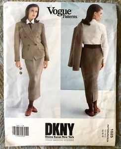 Vogue Am Design DKNY 1025 Pattern - Career Jacket Skirt Sz 14-16-18 UNCUT - Picture 1 of 3