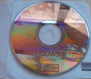 Microsoft Windows XP Home Edition Version 2002 - W/ Service Pack 2 - DISK ONLY - Picture 1 of 1