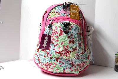 High Sierra Fatboy 背包 便携式电脑 粉红色 蝴蝶 — 第 1/4 张图片