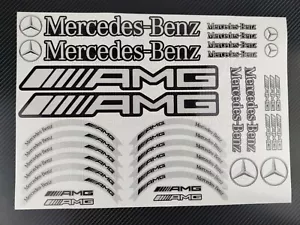 Vsett 10 10+ Plus Elektroroller reflektierende Aufkleber Kit Mercedes Benz AMG - Bild 1 von 7