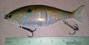 B Smokey Joe Taruor 7" Large Sinking Glide Bait Big Bass Jointed Swimbait 2,8 oz - Bild 1 von 9