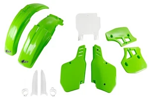 Kawasaki Plastic Kit KX 500 1993 - 1995 OEM Green White motocross KAKIT187F@999 - Imagen 1 de 1