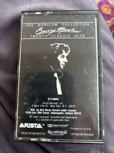 Barry Manilow The Manilow Collection: 20 Classic Hits Cassette Tape - Picture 1 of 2