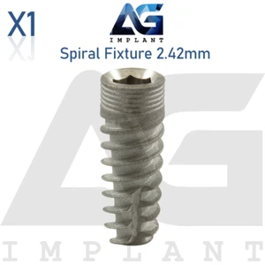 Spiralbefestigung Titan SLA Oberfläche Int Sechskant 2,42 mm Verbindung Zahnplattform - Bild 1 von 9