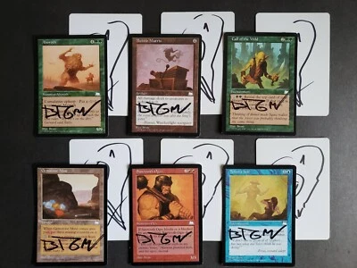 SIGNED MTG Artist Proof Brom _ Weatherlight Sketch _ GEMSTONE MINE, MATRIX +4 - Image 1 of 3