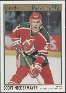 1991-92 Scott Niedermayer Devils O-Pee-Chee Premier Rookie Hockey #35 OPC RC HOF - Picture 1 of 2