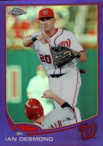 Refractores Topps 2013 cromo púrpura #181 - Ian Desmond - Washington 13-207 - Imagen 1 de 2
