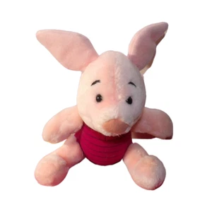Disney Mattel Piglet Plush 1990's Vintage Small  Stuffed Animals Toys 7” - Picture 1 of 1