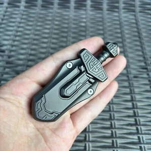 EDC Swords Mechanical Magnetic Push Slider Metal Toys Decompression Fidget Toys - Picture 1 of 26