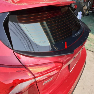 Unpainted Fit For Ford Focus MK4 5Dr V Look Rear Middle Trunk Spoiler Wing 2020 Foto 1 de 4