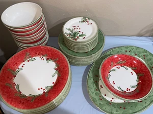 Lenox Holiday Gatherings Holiday Wreath Plate Bowl Platter Choose what you need! - Picture 1 of 25