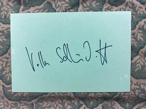 Volker Schlöndorff - The Tin Drum - Young Törless - Calm at Sea - Autograph 1980 - Picture 1 of 2