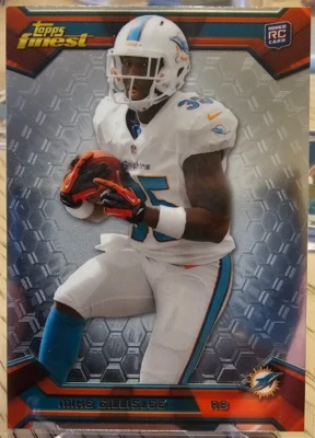 2013 Topps Finest Mike Gillislee RC #142 Miami Dolphins - Image 1 of 2