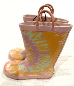 Western Chief Kids Tie-Dye Dream Rain Boot- SZ 1- 9"Tall- New-tag fell off - Picture 1 of 18