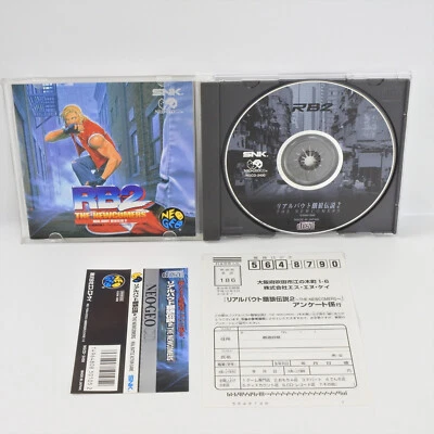 Neo Geo CD REAL BOUT FATAL FURY 2 RB2 Spine 8218 nc - Image 1 of 4