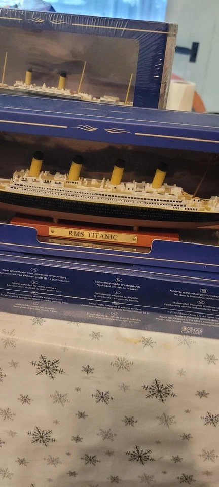 Editions Atlas Collections Small scale models RMS ships  New some sealed boxed - Image 1 of 4