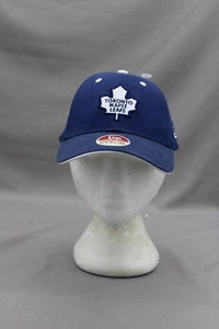 Toronto Maple Leafs Hat - New Era 3930 Blue With White Logo - Youth Stretch Fit - Picture 1 of 10