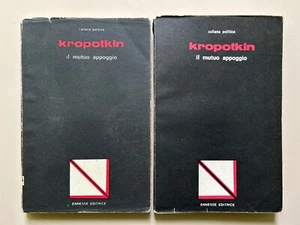 Il mutuo appoggio di Kropotkin 2 volumi Politica 1-2 Ed. Ennesse 1970 - Foto 1 di 14