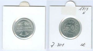 Weimarer Republik 50 Pfennig 1919 E stempelglanz - Bild 1 von 1